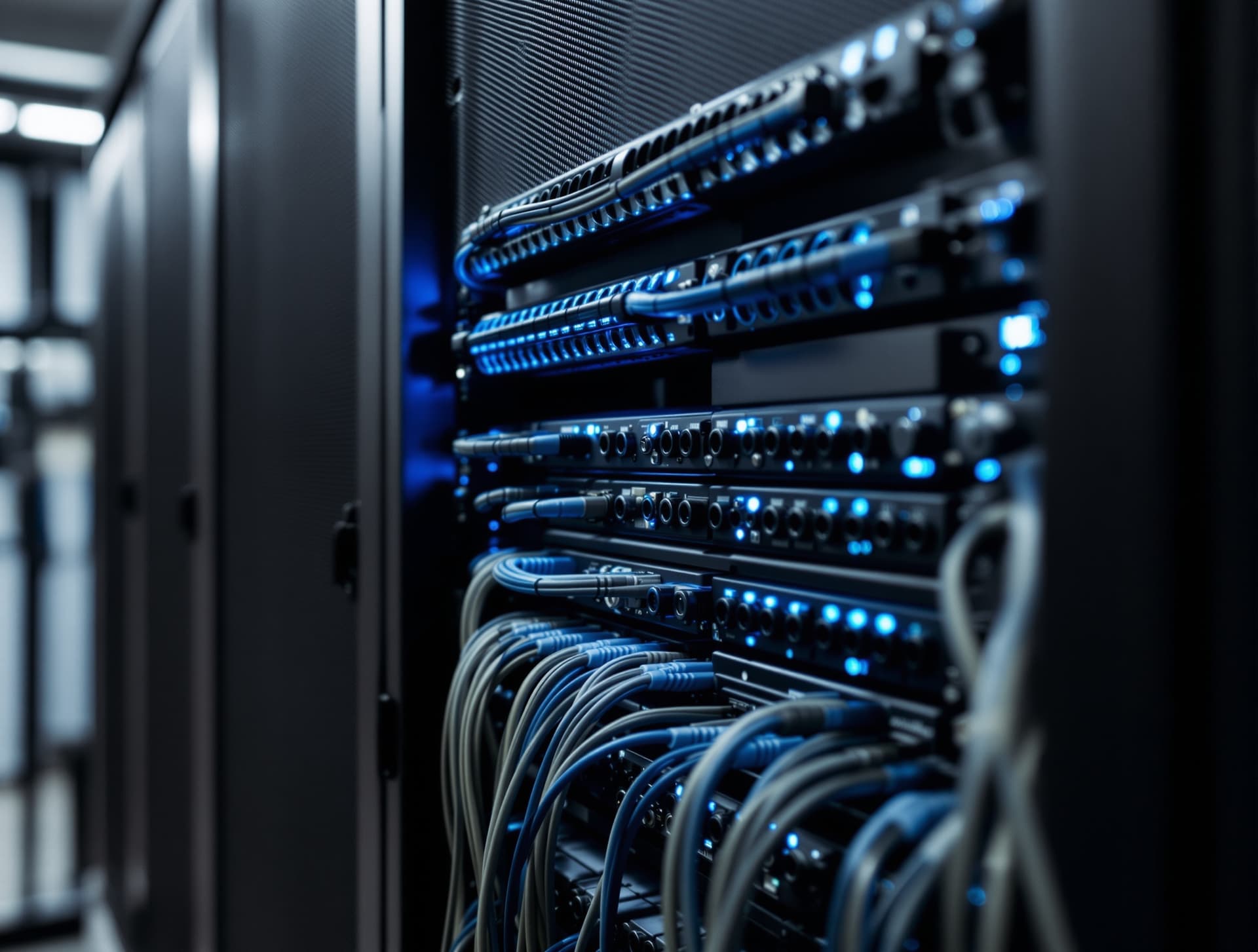 Network cabinet build-out for a Long Island client office